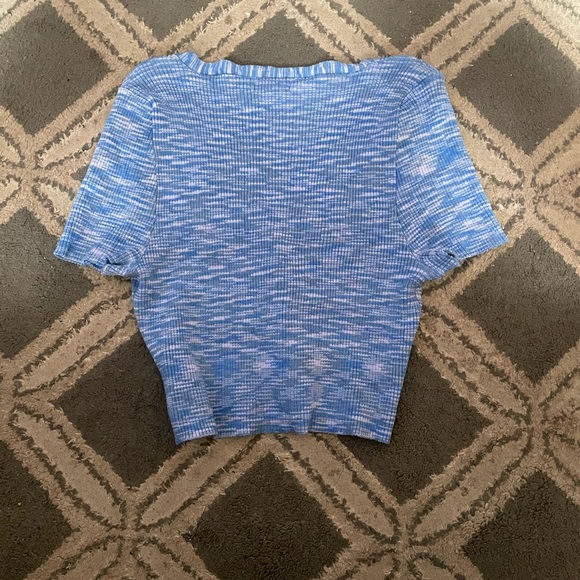 Pacsun LA Hearts Button Crop Top - Picture 2 of 2